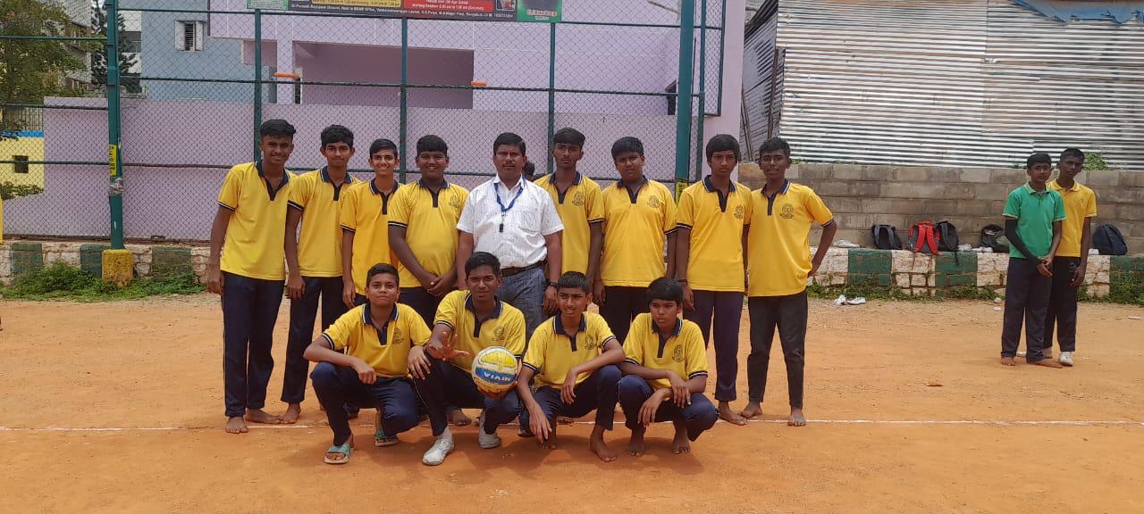 Sports activity at school